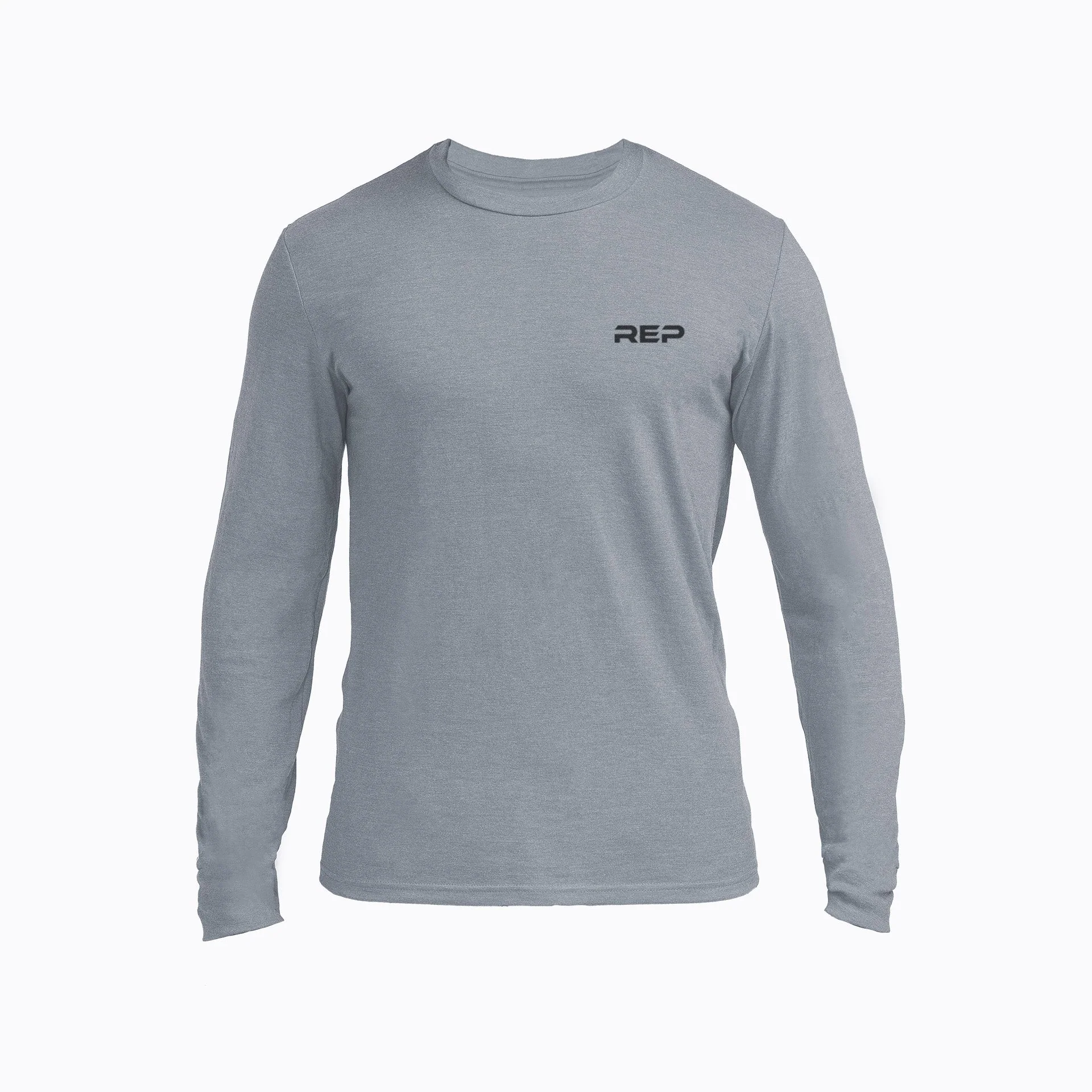 Men's REP® Long-Sleeve Tri-Blend Crew T-Shirt - Image 3