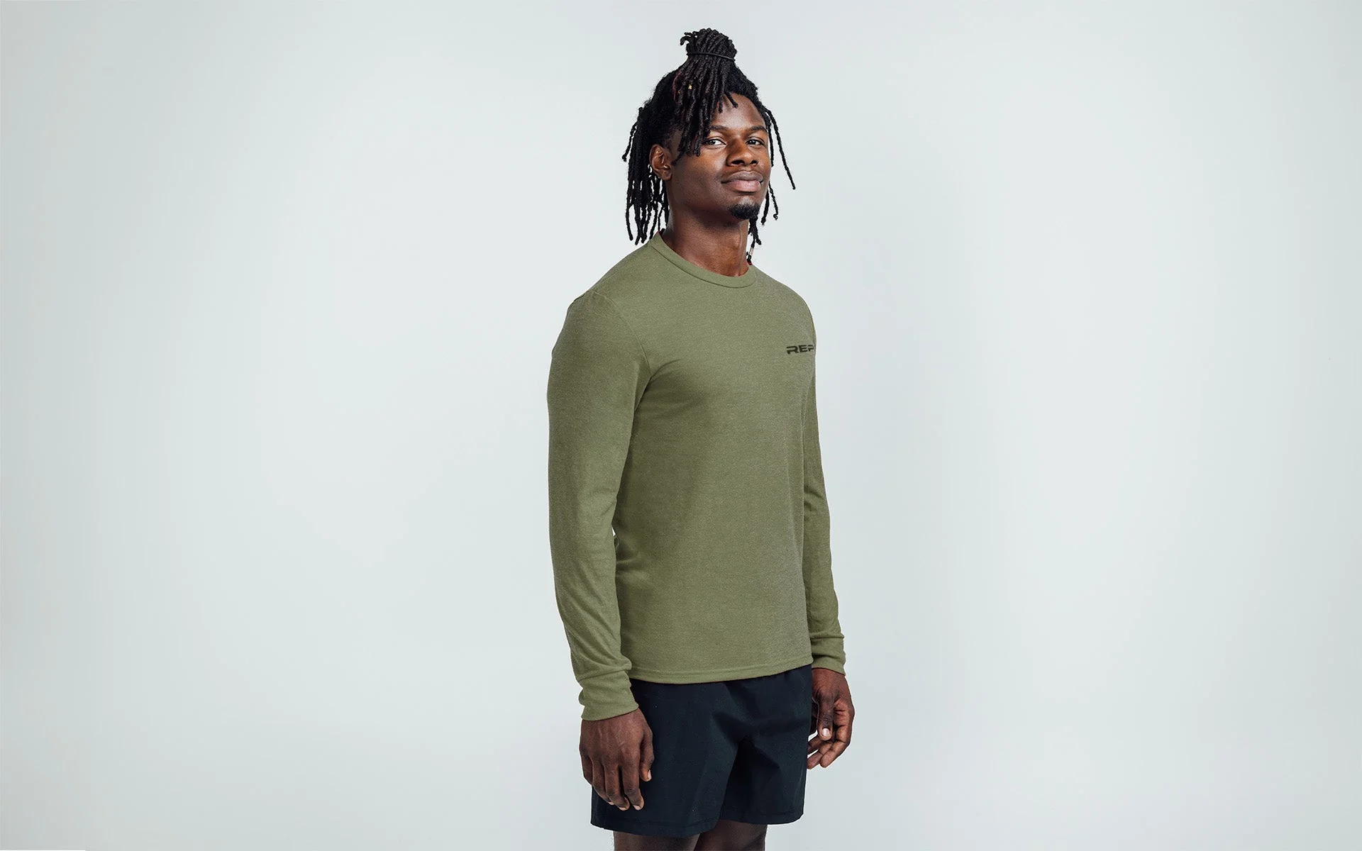 Men's REP® Long-Sleeve Tri-Blend Crew T-Shirt - Image 5